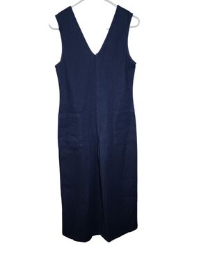 Mittoshop Sleeveless Wide Leg Denim Jumpsuit Nwt Size Medium